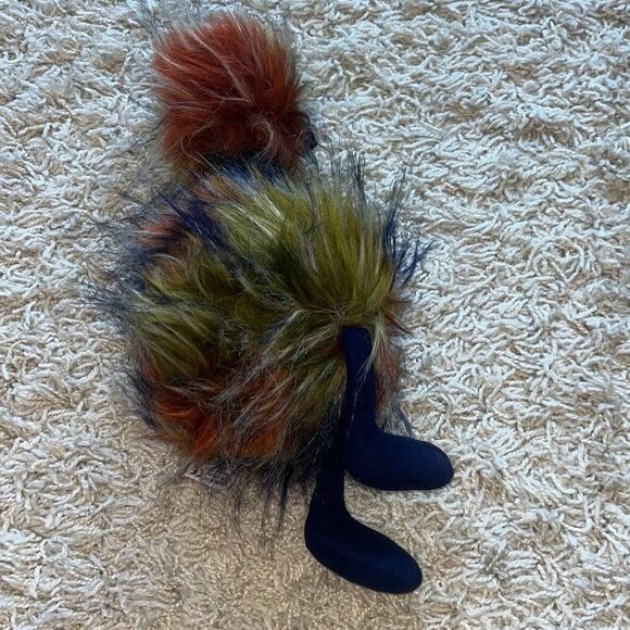 Jellycat London Spiced Pompom 13” Plush Stuffed Ostrich EMU Bird Toy - Picture 9 of 12